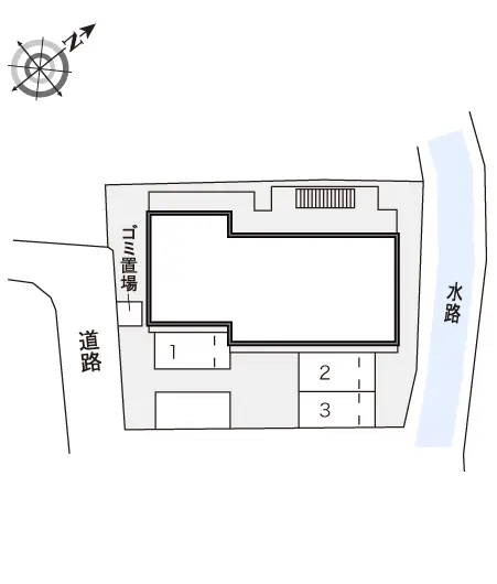 大東市灰塚３丁目 月極駐車場